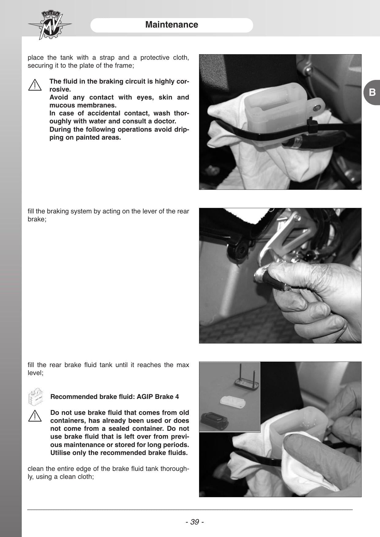 MV Agusta F3 675 800 ORO AGO Motorcycle Service Manual | 2014-2018 - sample page 2