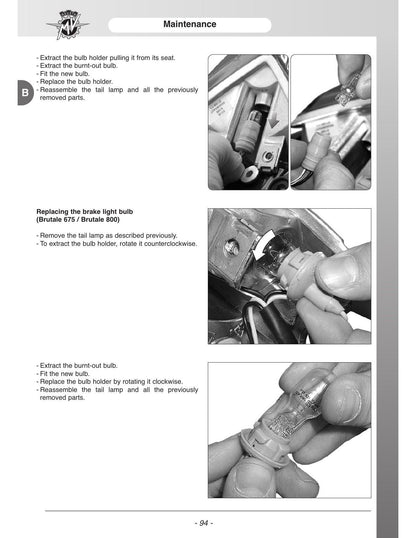 MV Agusta Brutale 675 800 Dragster 800 Motorcycle Service Manual | 2014-2018 - sample page 3