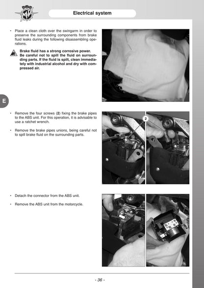 MV Agusta F3 675 800 ORO AGO Motorcycle Service Manual | 2014-2018 - sample page 4