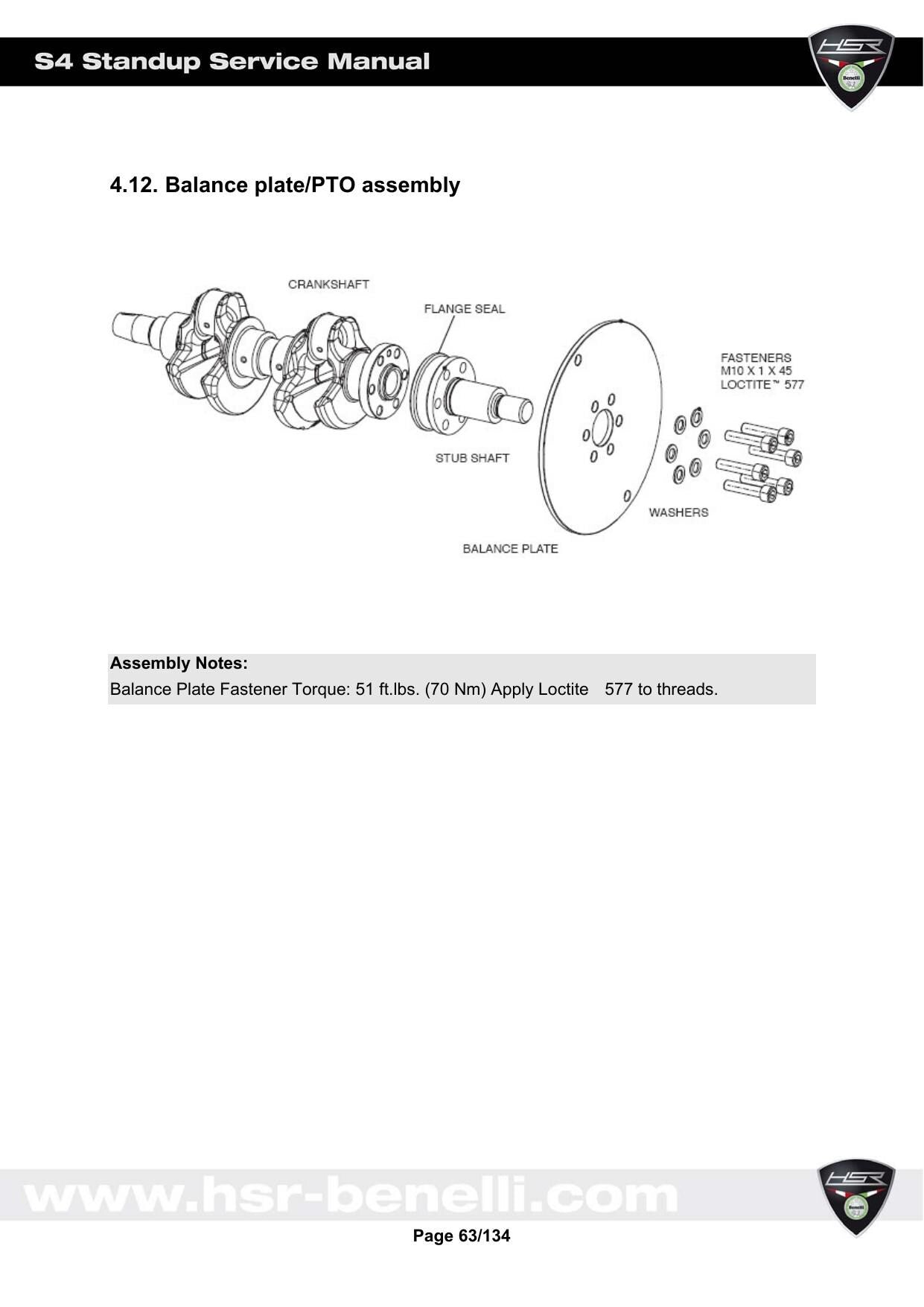 HSR Benelli S4 Standup PWC Service Manual | 2007-2011 - sample page 2
