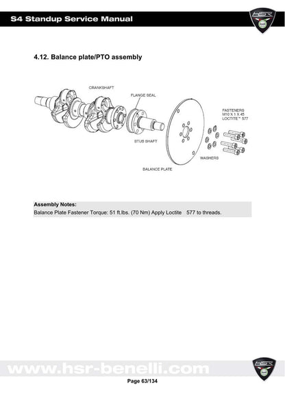 HSR Benelli S4 Standup PWC Service Manual | 2007-2011 - sample page 2