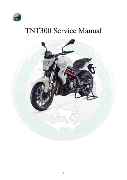 Benelli TNT300 Motorcycle Service Manual | 2015-2019 - sample page 1