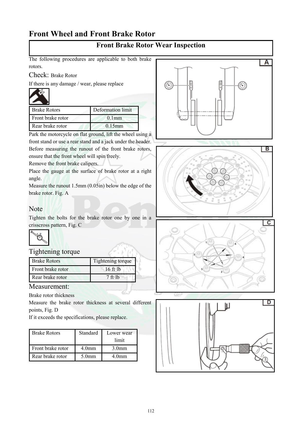 Benelli TNT300 Motorcycle Service Manual | 2015-2019 - sample page 3