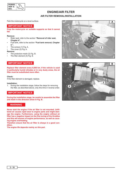 Benelli Leoncino 500 Motorcycle Service Manual | 2017-2021 - sample page 2