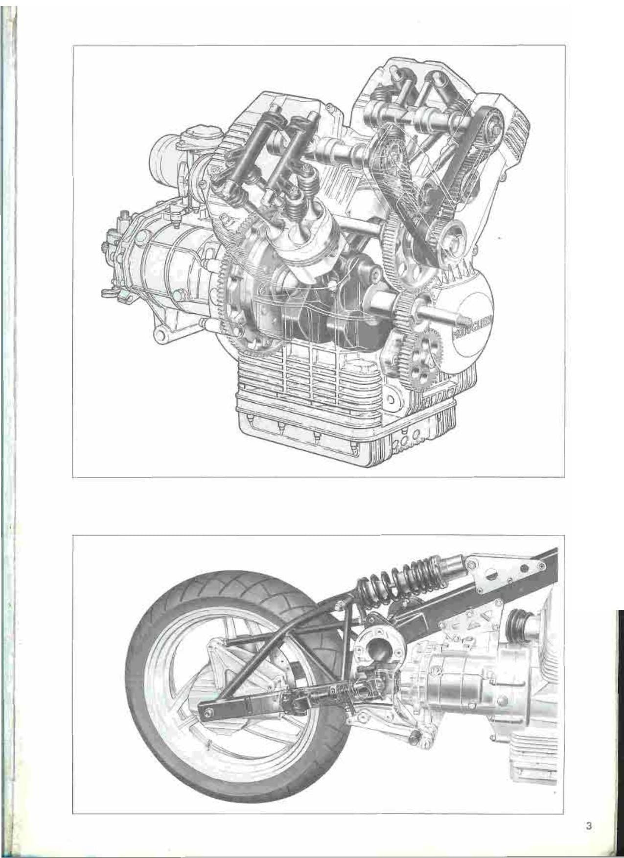Moto Guzzi Daytona 1000 Motorcycle Service Manual | 1992-1996 - sample page 6