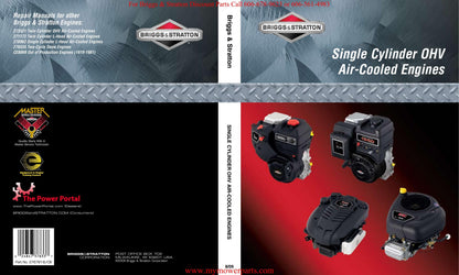 Briggs Stratton Single Cylinder OHV Small Engine Service Manual | 2009-2013 - sample page 1