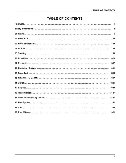 International ProStar TranStar Semi Truck Service Manual | 2010-2016 - sample page 4