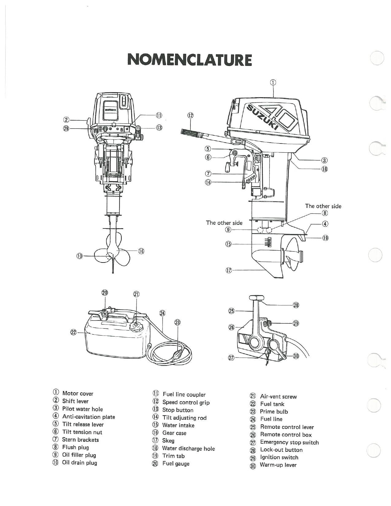 Suzuki DT40 Outboard Service Manual | 1985-1994 - sample page 7
