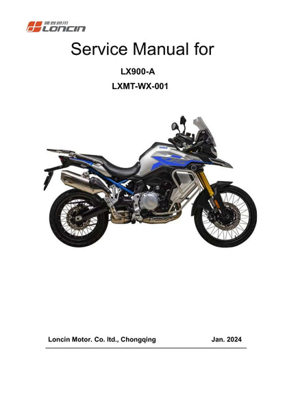 Loncin LX900-A Motorcycle Service Manual | 2024-2026 - sample page 1