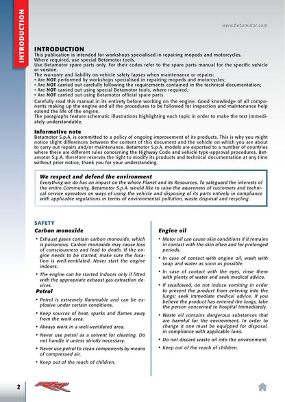 Beta RR 250 300 Race Edition 2 Stroke Motorcycle Service Manual | 2020-2021 - sample page 8