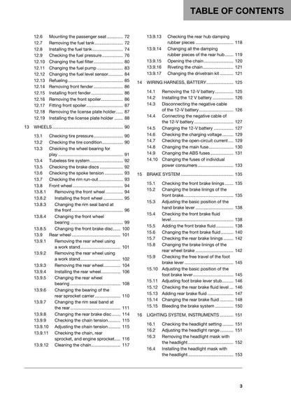 Husqvarna Svartpilen 701 Motorcycle Service Manual | 2020-2024 - sample page 8