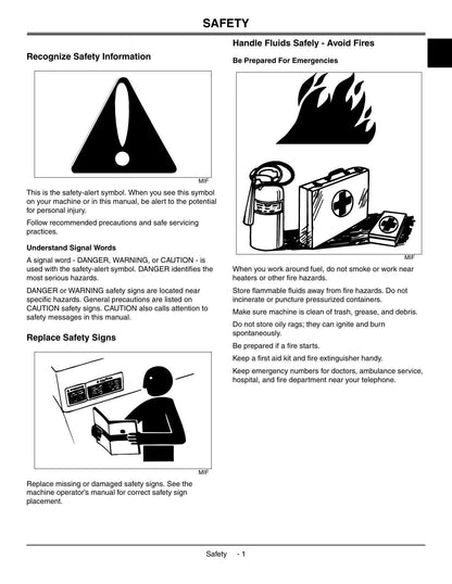 John Deere 2653A Professional Utility Mower Service Manual | 2005-2009 - sample page 6