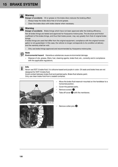 Husqvarna Svartpilen 701 Motorcycle Service Manual | 2020-2024 - sample page 3