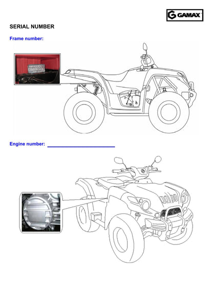 Gamax AX600 600LX ATV Service Manual | 2015-2019 - sample page 7