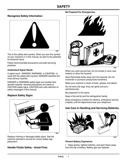 John Deere 3215 3225 3235 Fairway Mower Service Manual | 2003-2007 - sample page 5
