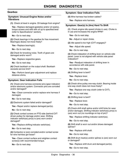 John Deere Trail Buck 500 650 ATV Service Manual | 2004-2008 - sample page 8