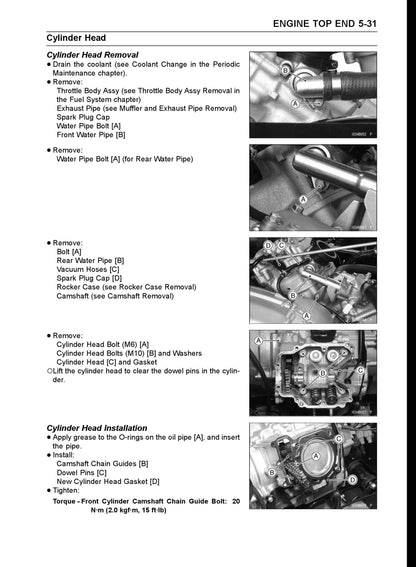 Kawasaki Teryx 750 UTV Service Manual | 2009-2012 - sample page 2