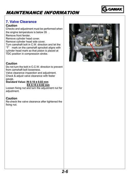 Gamax AX600 600LX ATV Service Manual | 2015-2019 - sample page 4