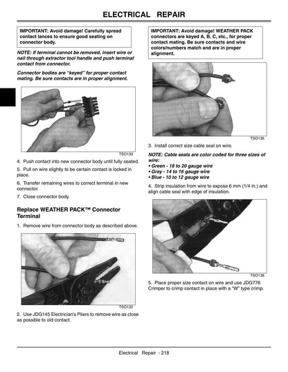 John Deere 3215 3225 3235 Fairway Mower Service Manual | 2003-2007 - sample page 2