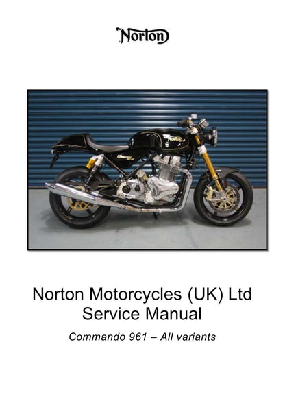 Norton Commando 961 Motorcycle Service Manual | 2013-2017 - sample page 1
