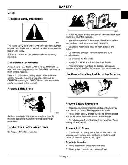 John Deere Gator XUV 620I UTV Service Manual | 2011-2015 - sample page 6