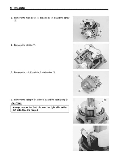 Suzuki DF2.5 Four Stroke Outboard Service Manual | 2006-2010 - sample page 2