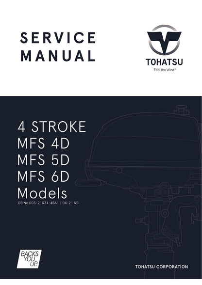 Tohatsu MFS 4D 5D 6D Outboard Service Manual | 2020-2024 - sample page 1