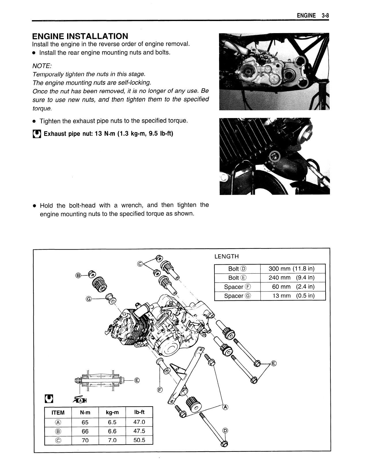 Suzuki King Quad 300 ATV Service Manual | 1999-2003 - sample page 2