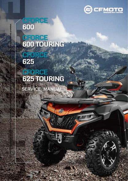 CFMOTO CForce 600 625 Touring ATV Service Manual | 2023-2026 - sample page 1