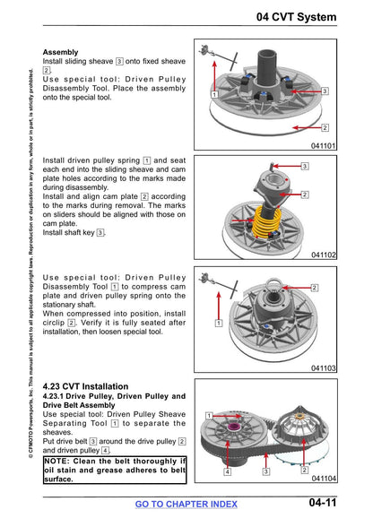 CFMOTO CForce 600 625 Touring ATV Service Manual | 2023-2026 - sample page 5