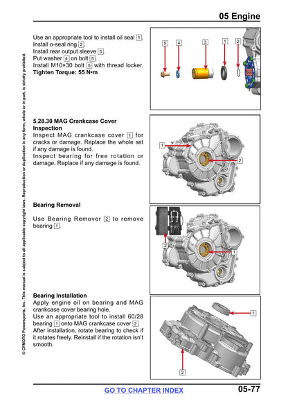 CFMOTO CForce 600 625 Touring ATV Service Manual | 2023-2026 - sample page 6