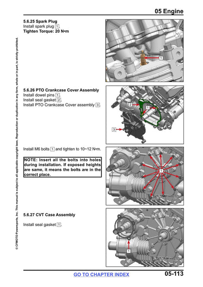 CFMOTO CFORCE 400 500 450 520 ATV Service Manual | 2025-2026 - sample page 4