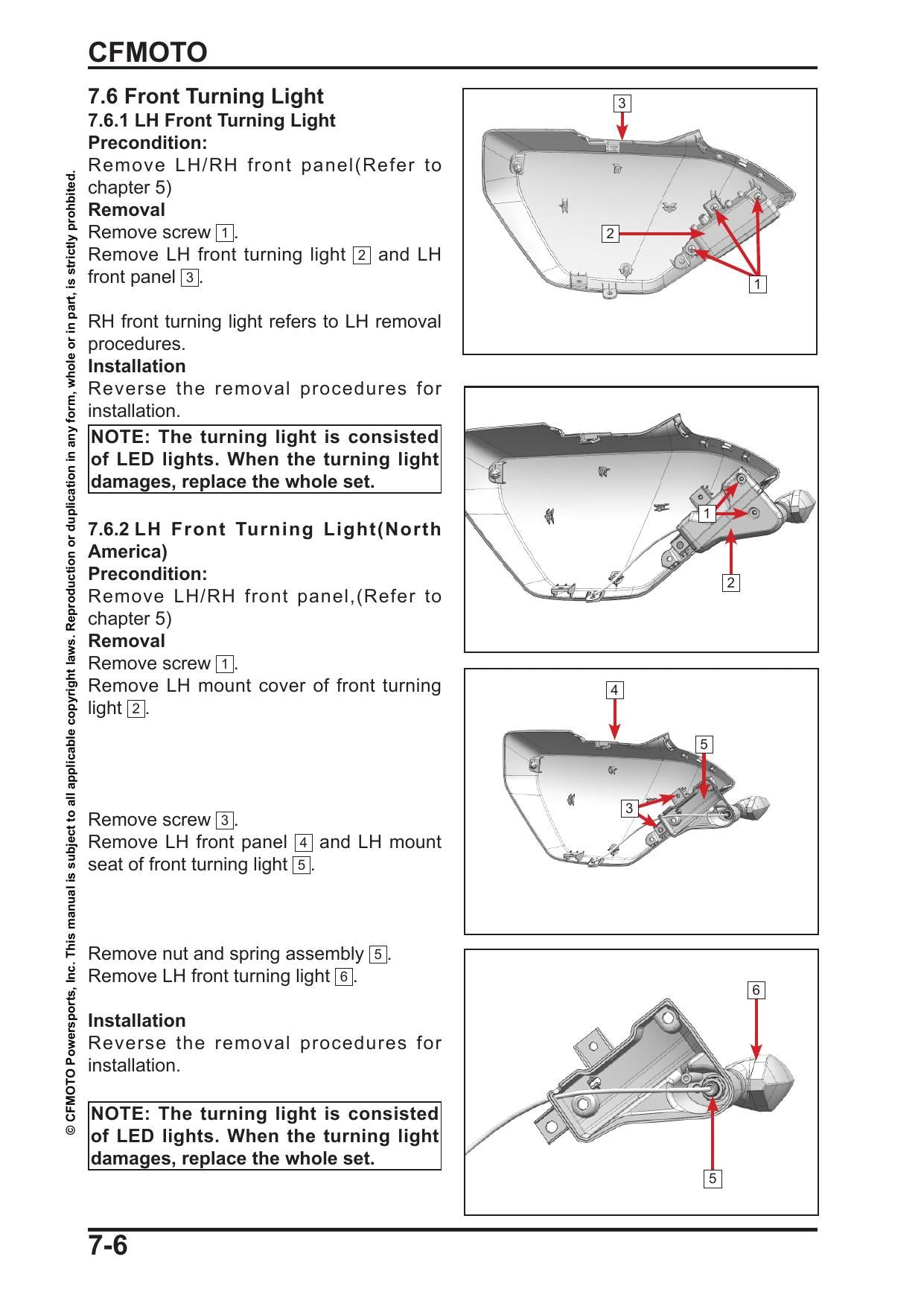 CFMOTO Papio SS 125 Motorcycle Service Manual | 2025-2026 - sample page 3