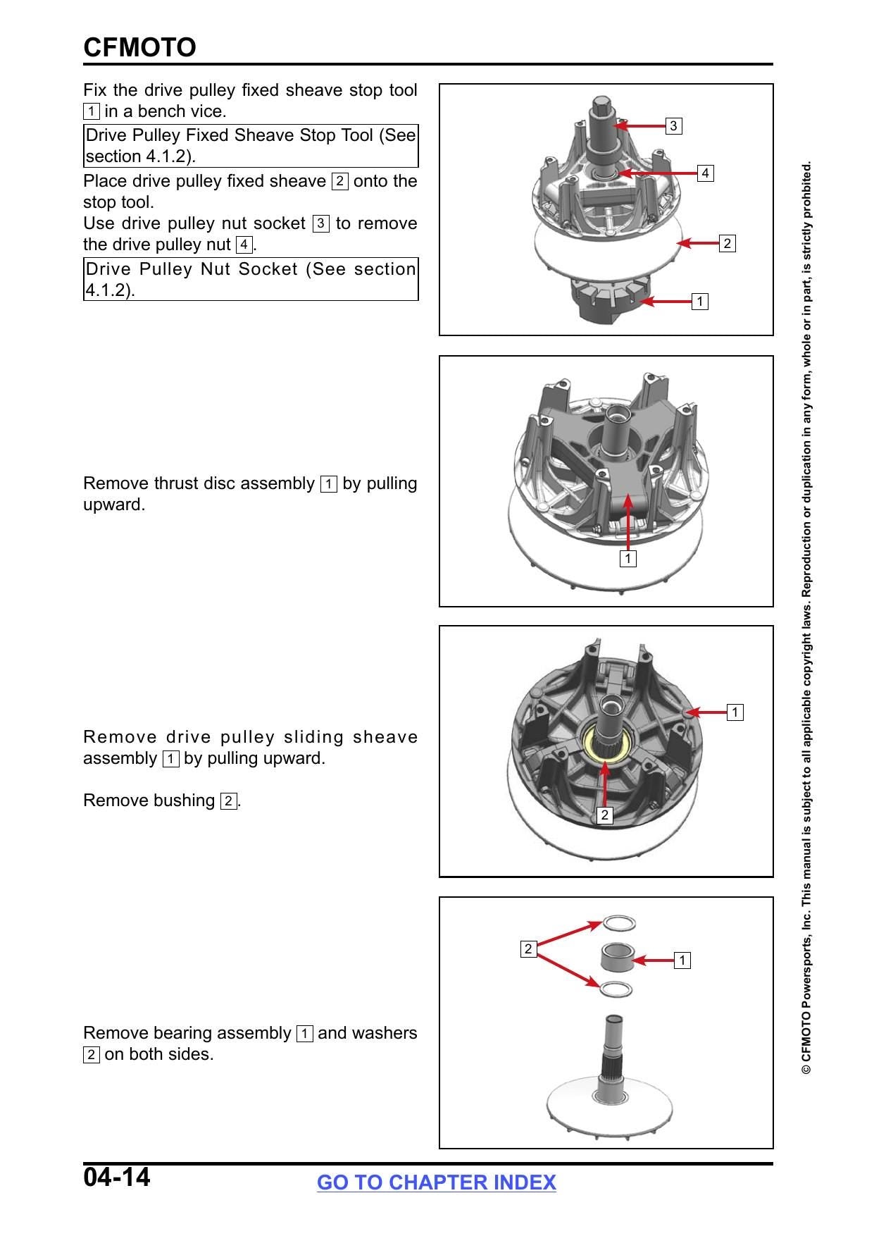 CFMOTO UFORCE 800 XL UTV Service Manual | 2026 - sample page 4