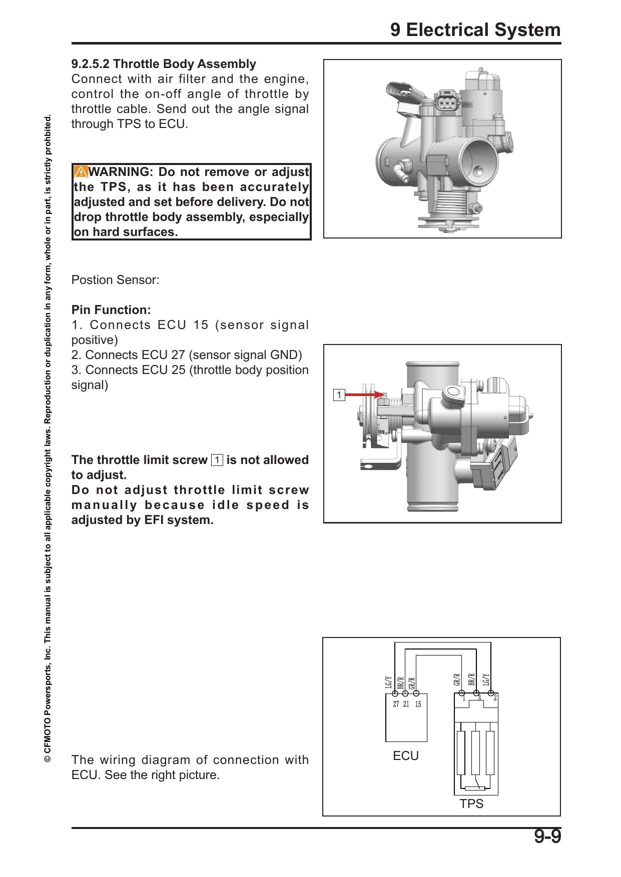 CFMOTO Papio SS 125 Motorcycle Service Manual | 2025-2026 - sample page 5