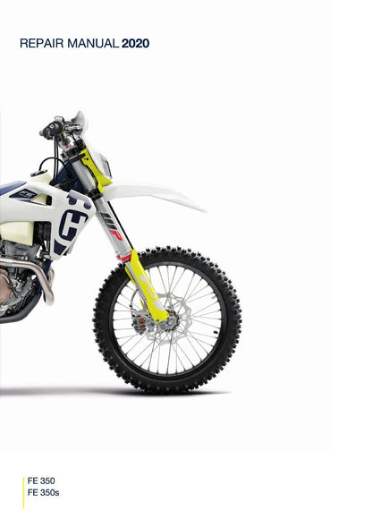 Husqvarna FE 350 FE 350S Motorcycle Service Manual | 2020-2024 - sample page 1