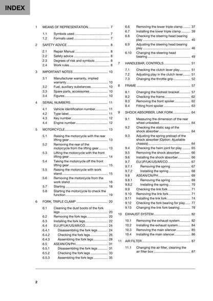 Husqvarna Svartpilen 401 Motorcycle Service Manual | 2022-2026 - sample page 7