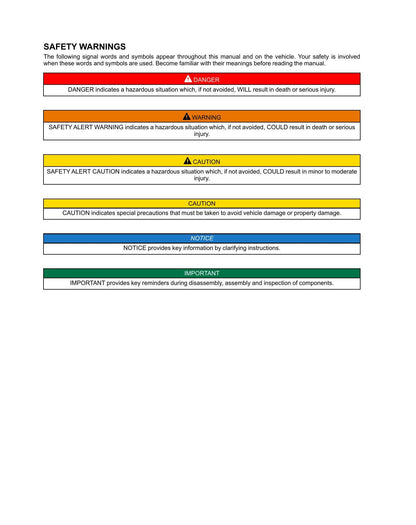 Polaris RZR XP Turbo S UTV Service Manual | 2018-2020 - sample page 6