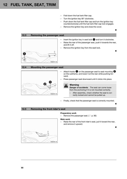 Husqvarna Svartpilen 401 Motorcycle Service Manual | 2022-2026 - sample page 5