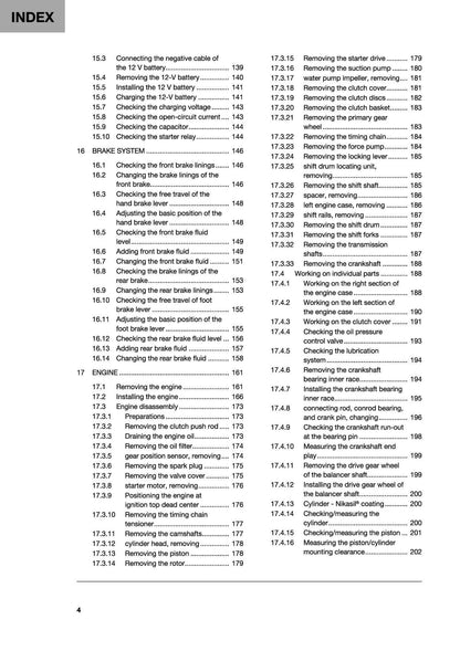 Husqvarna FC 250 Motorcycle Service Manual | 2020-2024 - sample page 6