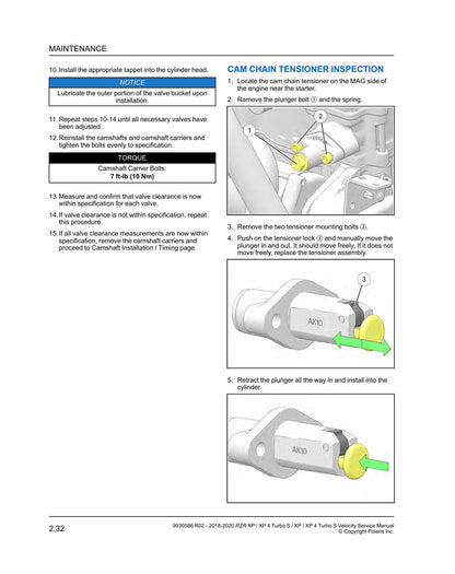 Polaris RZR XP Turbo S UTV Service Manual | 2018-2020 - sample page 2