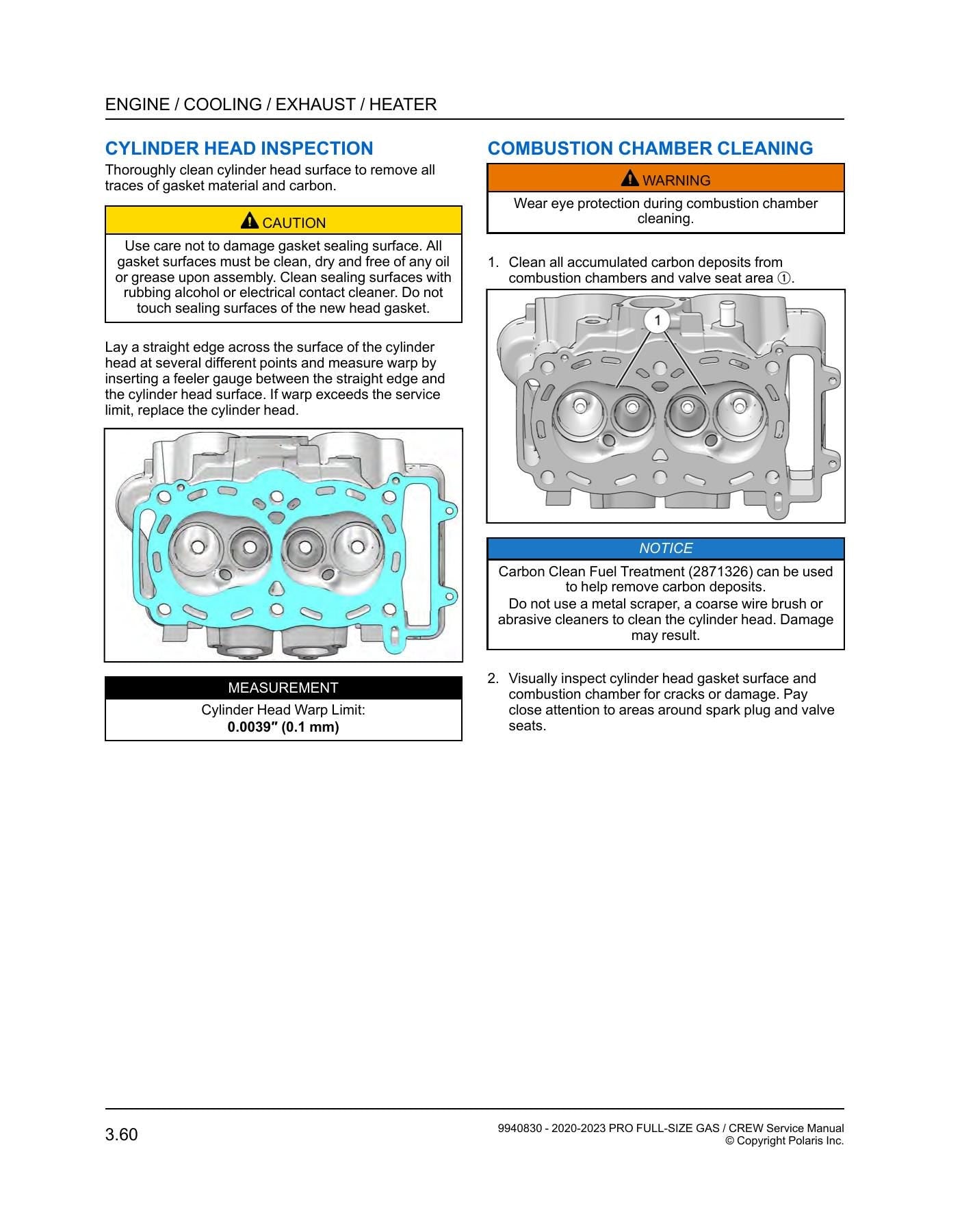 Polaris Pro XD Full-Size Gas Crew UTV Service Manual | 2020-2023 - sample page 7