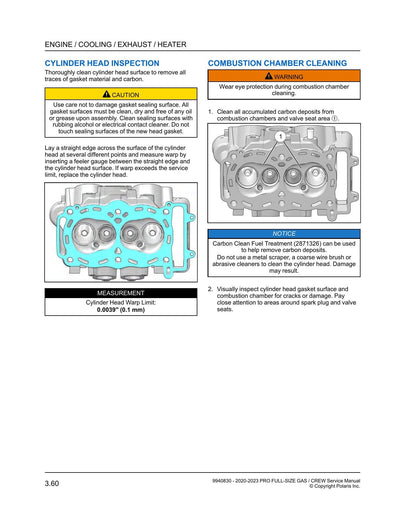 Polaris Pro XD Full-Size Gas Crew UTV Service Manual | 2020-2023 - sample page 7