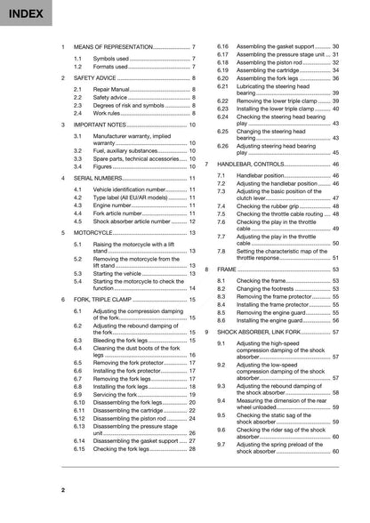 Husqvarna TE TBI 250 300 Enduro Motorcycle Service Manual | 2024-2026 - sample page 6