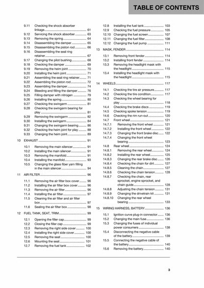 Husqvarna TE 250I 300I Motorcycle Service Manual | 2019-2023 - sample page 8
