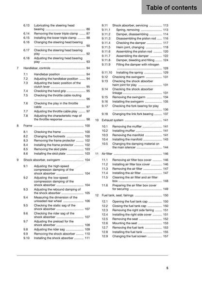 Husqvarna TE 250 300 PRO Motorcycle Service Manual | 2026 - sample page 7