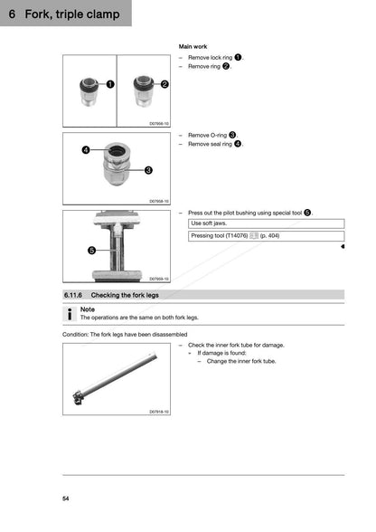 Husqvarna TE 250 300 PRO Motorcycle Service Manual | 2026 - sample page 5