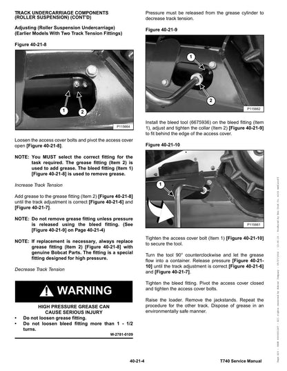 Bobcat T740 Compact Track Loader Service Manual | 2015-2019 - sample page 4