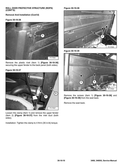 Bobcat 3400 3400XL UTV Service Manual | 2021-2025 - sample page 4