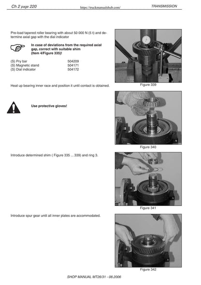 Moxy MT26 MT31 Articulated Dump Truck Service Manual | 2004-2008 - sample page 3